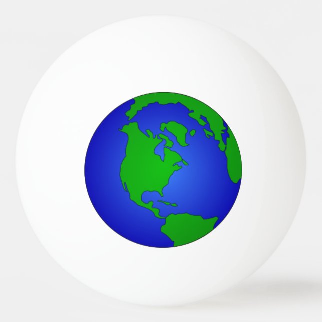 PING PONG BALL - WORLD GLOBE (Front)