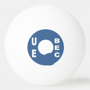 Ping Pong Balle de ping-pong 3 étoiles blanche Design QUEBEC