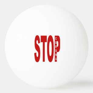 Ping Pong Balle de ping-pong blanche 3 étoiles STOP CORONA