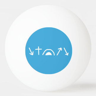 Ping Pong Balle de ping-pong Flèches de l'Évangile