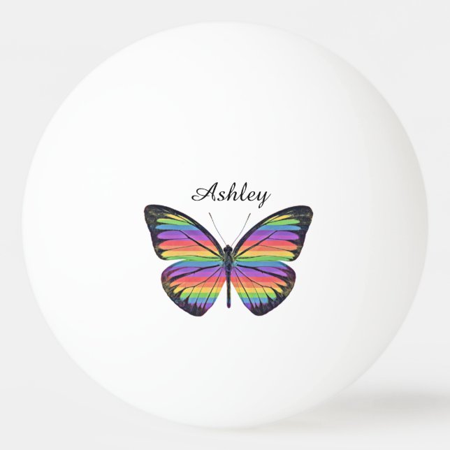 Ping Pong Balle de ping-pong papillon personnalisée (Devant)
