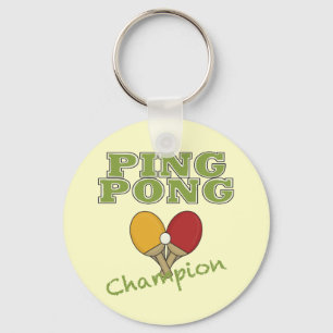 Ping Pong Champion Keychain