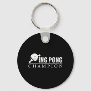Ping Pong Champion Keychain