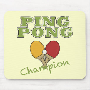 Ping Pong Champion Mouse Pad