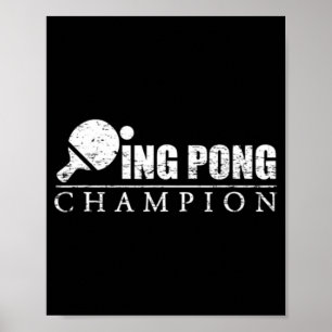 Ping Pong Champion  Poster
