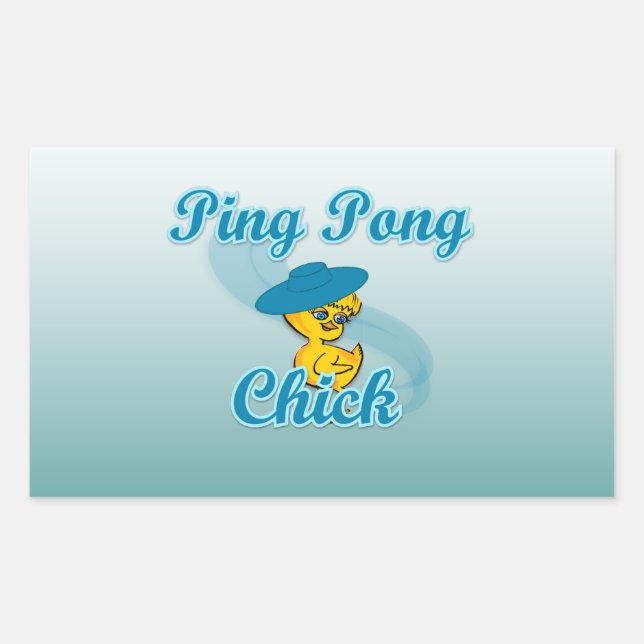 Ping Pong Chick #3 Sticker (Front)