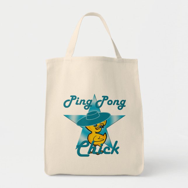 Ping Pong Chick #7 Tote Bag (Front)