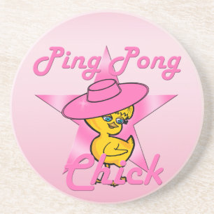 Ping Pong Chick #8 Coaster