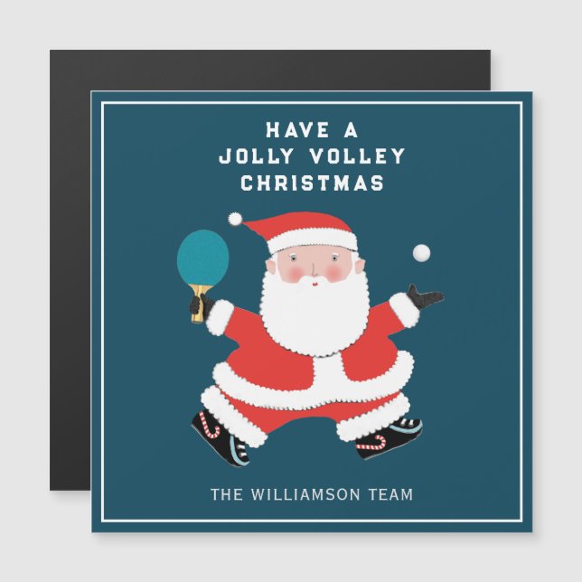 Ping-pong Christmas Holiday Cards (Front/Back)
