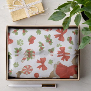 Ping Pong Christmas themed for Siamese Cat Lovers  Tissue Paper