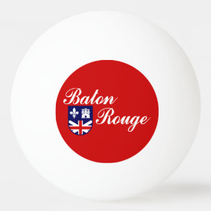 Ping Pong Drapeau de Baton Rouge, Balle de Ping-Pong Louisia