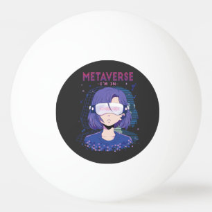Ping Pong Fille d'anime lunettes de réalité virtuelle balle