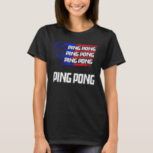 Ping pong Flag US Man  Ping pong T-Shirt