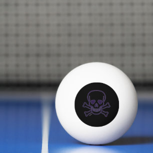 Ping Pong Ghost Skull balle de ping-pong 3 étoiles