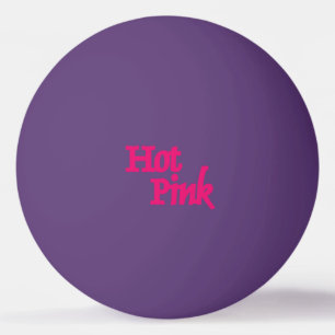 Ping Pong Hot rose 1 étoile violet balle de ping-pong