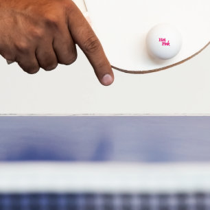 Ping Pong Hot rose 3 étoiles blanc balle de ping-pong