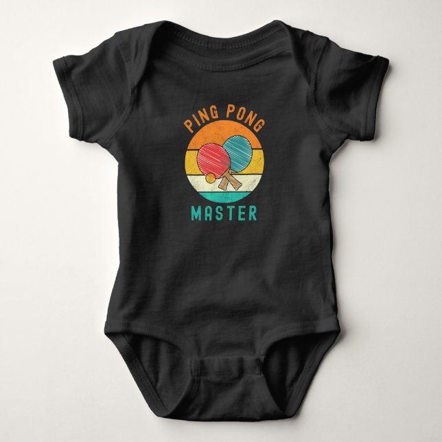 Ping Pong Master Baby Bodysuit (Front)