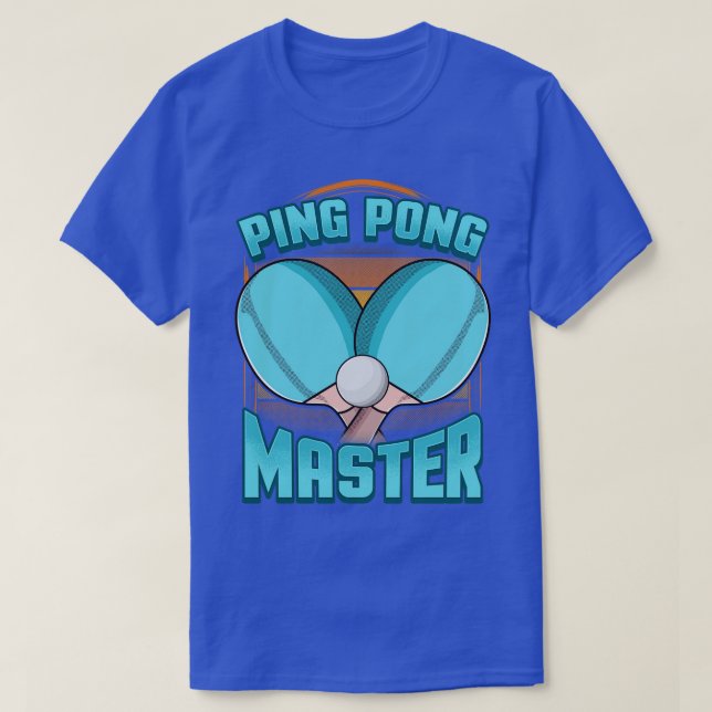 Ping Pong Master Table Tennis Pingpong T-Shirt (Design Front)