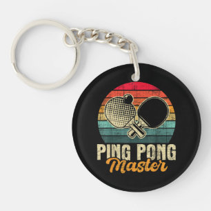 Ping Pong Master - Table Tennis Player Sports Keychain