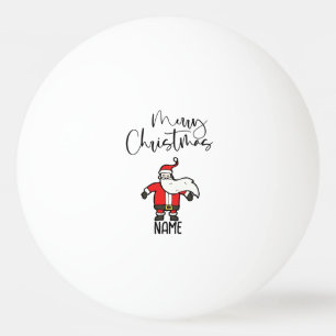 Ping pong Merry Christmas wit Santa Claus  Ball