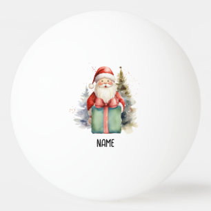 Ping pong Merry Christmas with Santa Claus  Ball