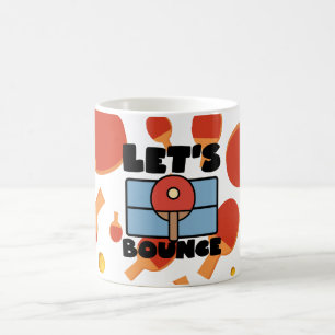 Ping Pong mug Rebondissons pour le joueur de tenni