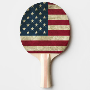 Ping Pong Paddle/American Flag Paddle