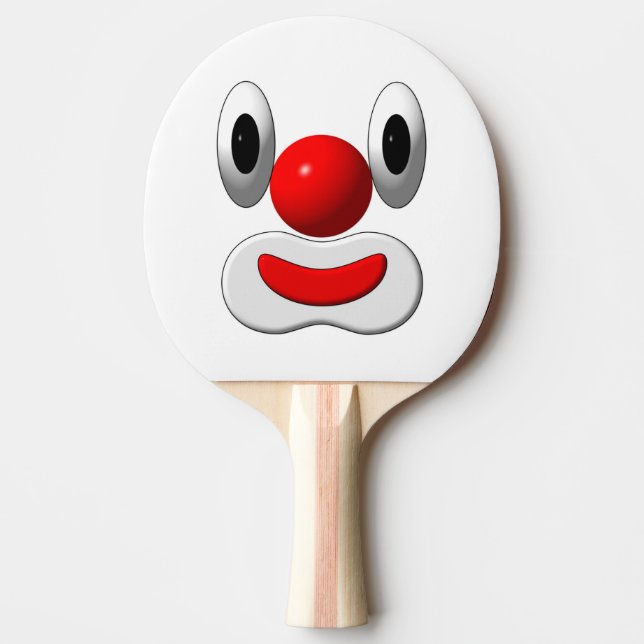 Ping Pong Paddle Clown (Front)