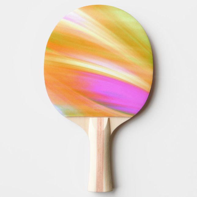 Ping-Pong Paddle - Colour Wave Yellow - HAMbyWG (Front)