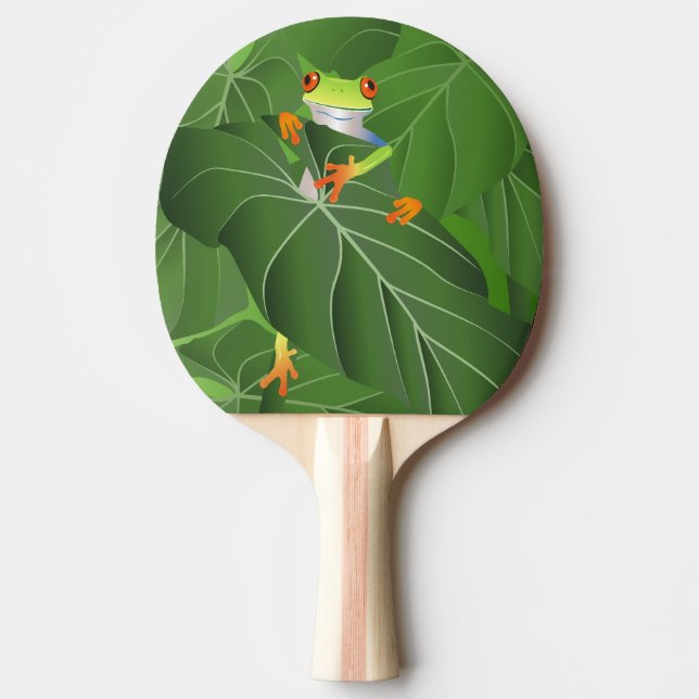 Ping Pong Paddle Forest Frog (Front)