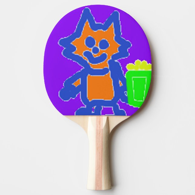 Ping Pong Paddle, Full Print Back Ping Pong Paddle (Front)