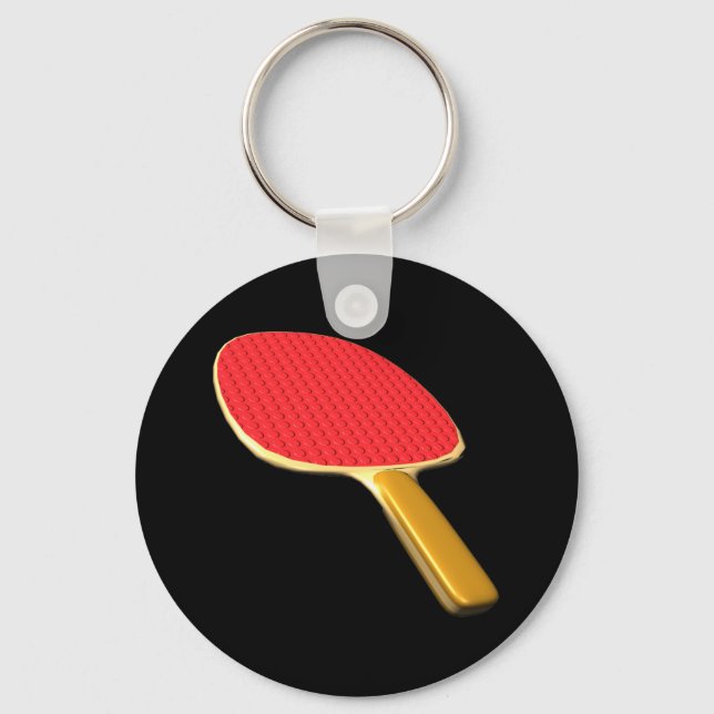 Ping Pong Paddle Keychain (Front)