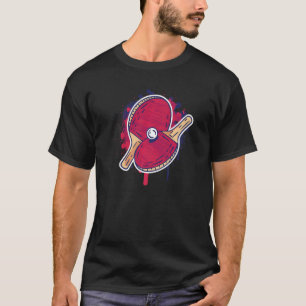 Ping Pong Paddle Outfit Table Tennis Racket Ping P T-Shirt