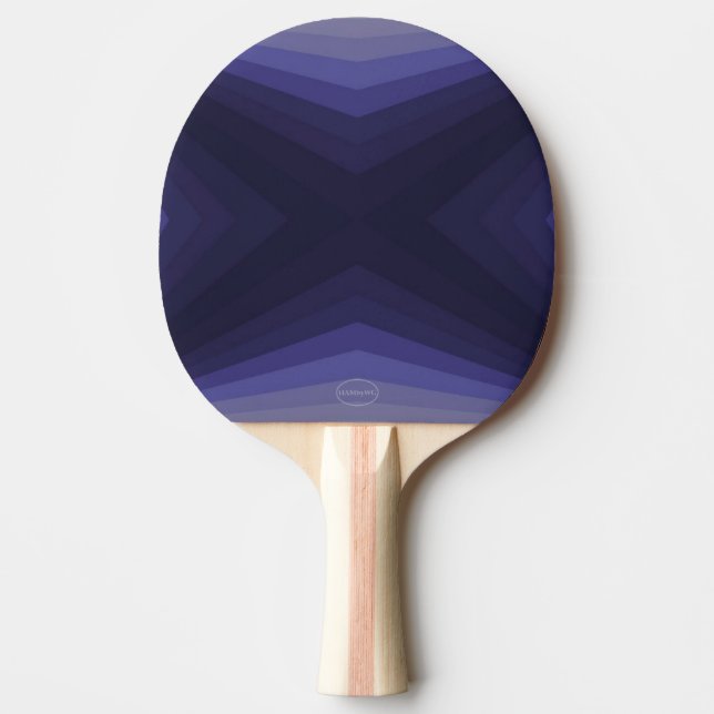 Ping-Pong Paddle - Purple Gradient - HAMbyWG (Front)