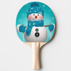Ping Pong Paddle/Snowman Ping Pong Paddle