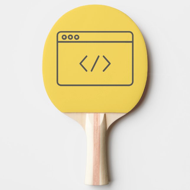 Ping Pong Paddle with coding (Front)