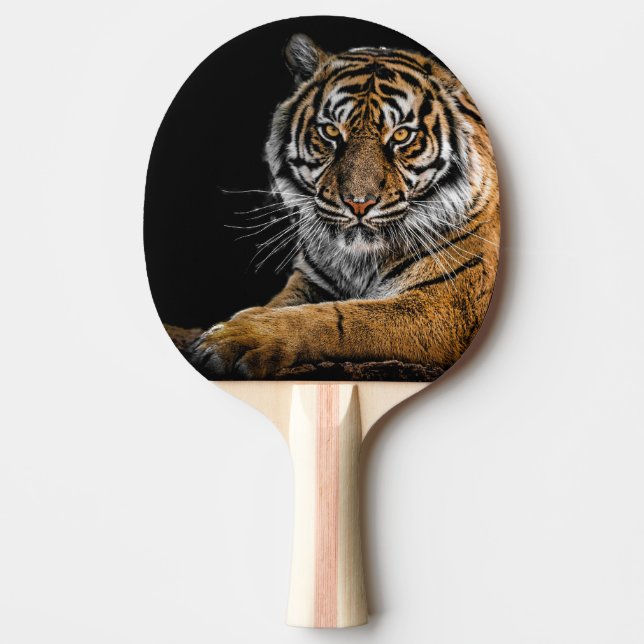 Ping Pong Paddle With Loin Design (Front)