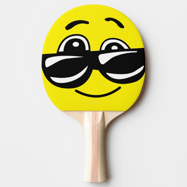 Ping-Pong Paddle with Smile Face - HAMbWG (Front)