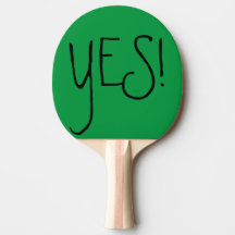 Ping Pong Paddle yes and no