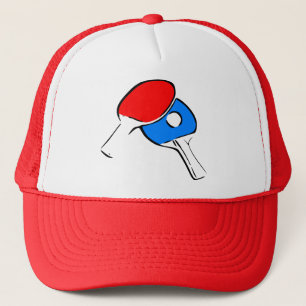 Ping Pong Paddles & Ball Trucker Hat