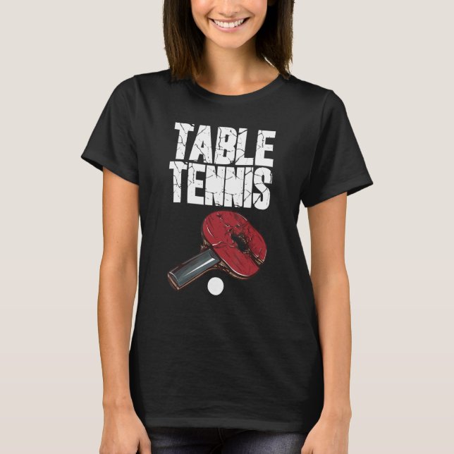 Ping Pong Power Burst Table Tennis Bat 3 T-Shirt (Front)