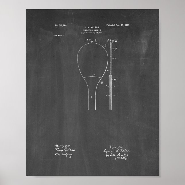 Ping-pong Racket Brevet - Tableau de bord (Devant)