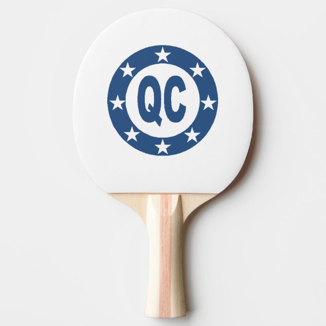 Ping-pong Racket Rubber DESIGN QUEBEC Ping Pong Paddle (Front)