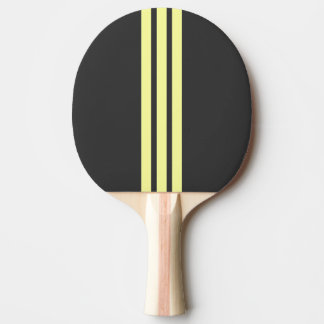 Ping Pong Raquette de ping-pong à rayure sport jaune