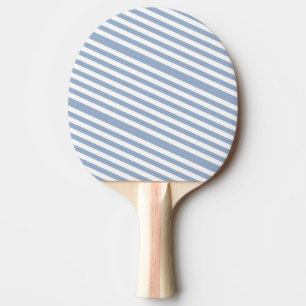 Ping Pong Raquette de ping-pong bleu rose et blanc rayée