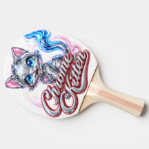 Raquette de ping-pong Kitten Chrome