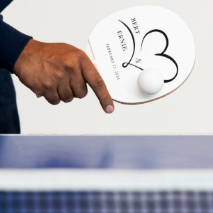 Ping Pong Raquette de ping-pong personnalisée pour mariage a