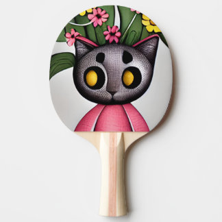 Ping Pong Raquette de tennis de table / chauve-souris, chat 