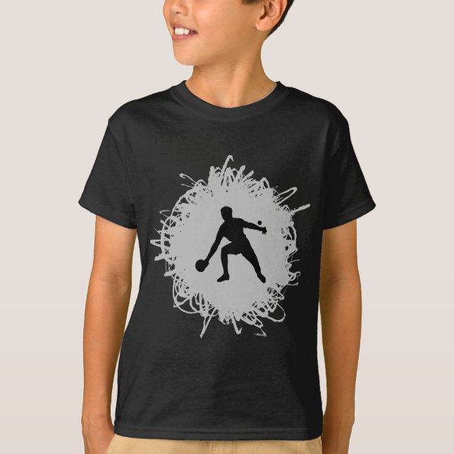 Ping Pong Scribble Style T-Shirt (Front)