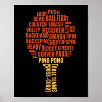 Ping Pong Table Tennis Backhand Backspin Block